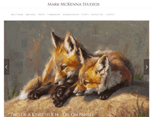 Tablet Screenshot of markmckennastudios.com